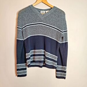 725 Original Navy and Gray Sweater Junior M